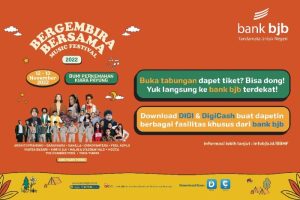 Buka Tabungan di Bank BJB, Dapat Tiket Bergembira Bersama Music Festival 2022