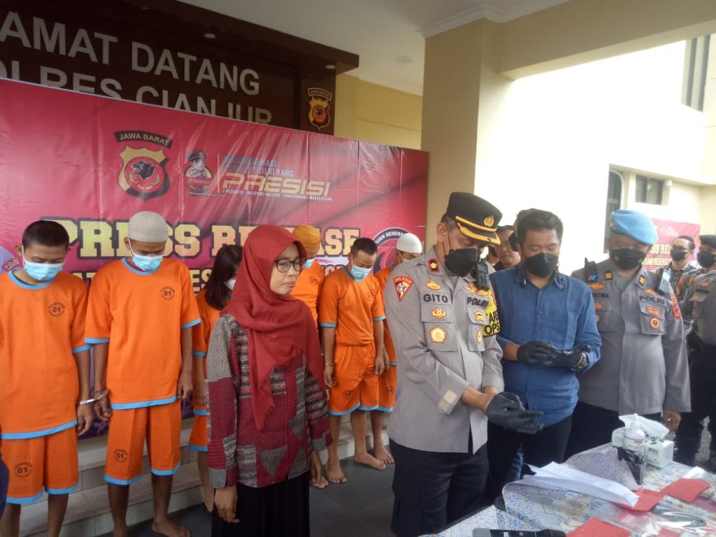 Satu Bulan, Polres Cianjur Ungkap Kasus Narkoba dan Obat Terlarang