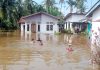 Banjir genangi pemukiman warga di Serdang Bedagai.
