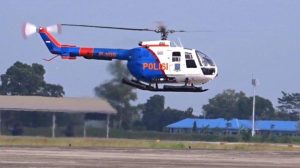 Helikopter Milik Polri Diduga Jatuh Usai Lewati Cuaca Buruk