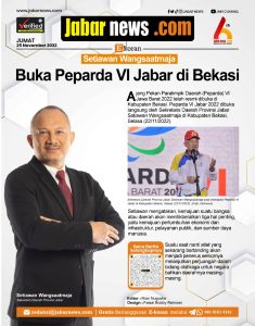 Setiawan Wangsaatmaja: Buka Peparda VI di Bekasi