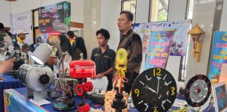 Kegiatan Expo SMK Purwakarta di Gedung Sigrong