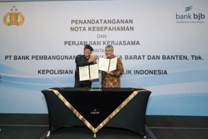 Perluas Sinergi, Bank BJB Tandatangani Perjanjian Kerjasama dan Nota Kesepahaman dengan Polri