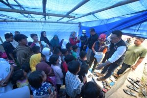 Meski Dipengungsian Korban Gempa Cianjur Tetap Mendapatkan Gizi yang Lengkap