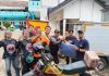 Peduli Sosial, BB 1% MC Indonesia Ikut Bantu Tanggap Bencana Gempa Cianjur. (Foto: Mul/JabarNews)