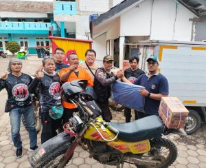 Peduli Sosial, BB 1%MC Indonesia Ikut Bantu Tanggap Bencana Gempa Cianjur