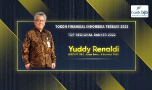 Dirut bank bjb, Yuddy Renaldi Terpilih Sebagai Top Regional Banker 2022