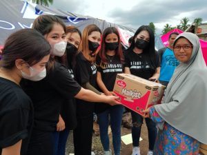 Peduli Korban Gempa, Tim KCT Salurkan Sembako kepada Warga Terdampak Gempa Cianjur
