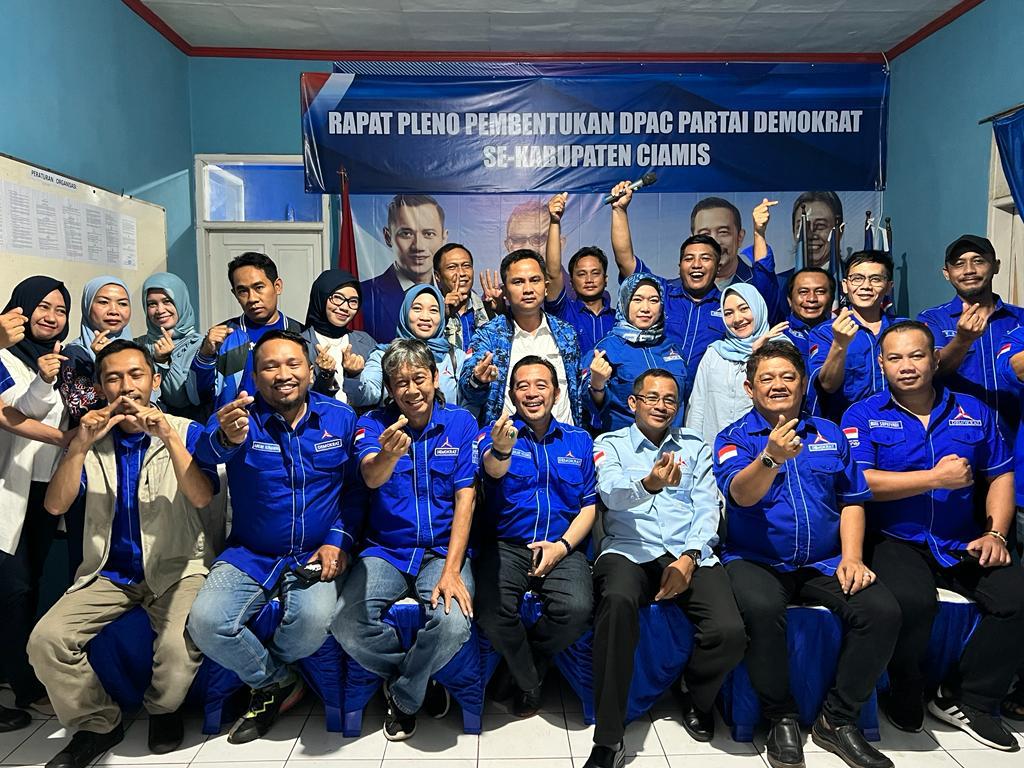 DPD Partai Demokrat Jabar Konsolidasi Struktural Pembentukan PAC di Demokrat Ciamis