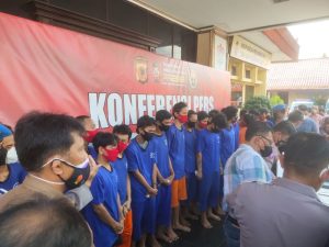 481 Orang diamankan dalam Operasi Pekat Lodaya 2022, Polres Cirebon Kota.