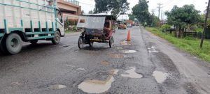Pengendara Harus Waspada, Banyak Lubang di Jalan Lintas Serdang Bedagai