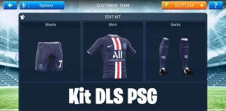 Kit DLS PSG 2023 Di Game Bola Dream League Soccer Terbaru