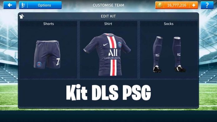 Kit DLS PSG 2023 Di Game Bola Dream League Soccer Terbaru