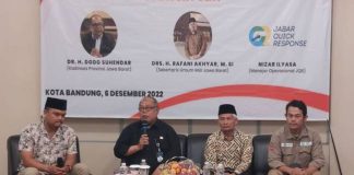 diskusi bertajuk ‘Jabar Gaspol Tanggap Bencana, Cianjur Pulih’ di Kota Bandung