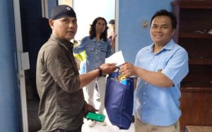 PWI dan IKWI Salurkan Bantuan kepada Warga Terdampak Gempa Cianjur