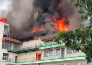 Kampus Unaya, Aceh Besar Terbakar, Diduga Akibat Korsleting Listrik