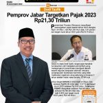 Pemprov Jabar Targetkan Pajak 2023 Rp21,30 Triliun