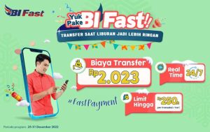 Transfer Akhir Tahun Pakai BI Fast di Bank BJB, Ada Promo Biaya Rp2.023
