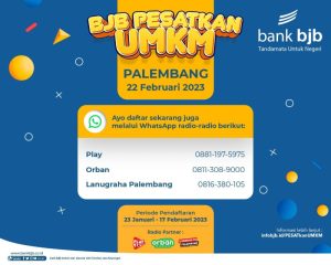 Ikuti Workshop Bisnis BJB PESATkan UMKM di Palembang