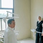 Bupati Karawang Cellica Nurrachadiana di sela-sela peresmian puskesmas