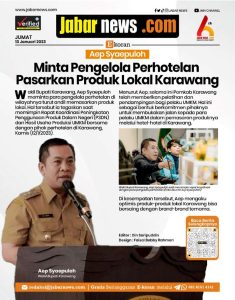 Minta Pengelola Perhotelan Pasarkan Produk Lokal Karawang