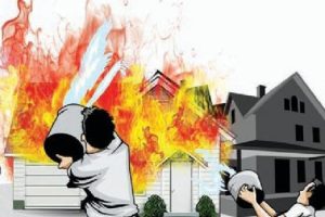 Innalillahi, Diduga Korsleting Listik Sebuah Rumah Terbakar, Satu Keluarga Meninggal Dunia