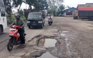 Awas! Jalinsum di Serdang Bedagai Berlubang, Sudah Banyak Makan Korban