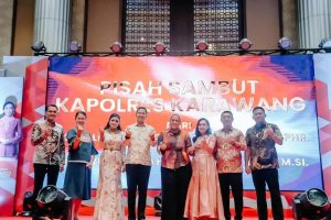 Pisah Sambut Kapolres Karawang, Ini Pesan Bupati Cellica Nurrachadiana
