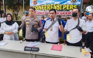 Polisi Ringkus Pelaku Utama Geng Motor yang Lakukan Pengeroyokan di Buana Indah Purwakarta
