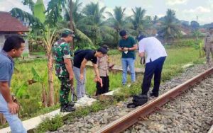 Waduh! Seorang Pria di Kota Banjar Tewas Tersambar Kereta Api