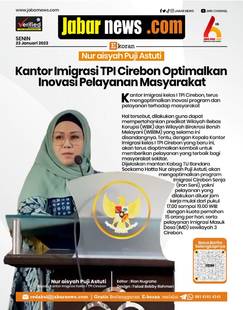 Kantor Imigrasi TPI Cirebon Optimalkan Inovasi Pelayanan Masyarakat