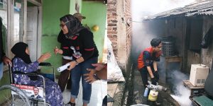 Warga Purwamekar Purwakarta Dapat Kursi Roda dan Fasilitas Fogging Gratis Dari Yayasan Rolas Sitinjak Foundation