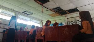 Kondisi SD Negeri di Serdang Bedagai Memprihatinkan, Siswa Takut Ketimpa Asbes Nyaris Runtuh