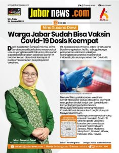 Warga Jabar Sudah Bisa Vaksin Cavid-19 Dosis Keempat