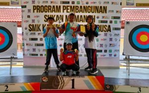 Sumbang Empat Emas, Panahan Asal Tebing Tinggi Kibarkan Bendera Merah Putih di Malaysia