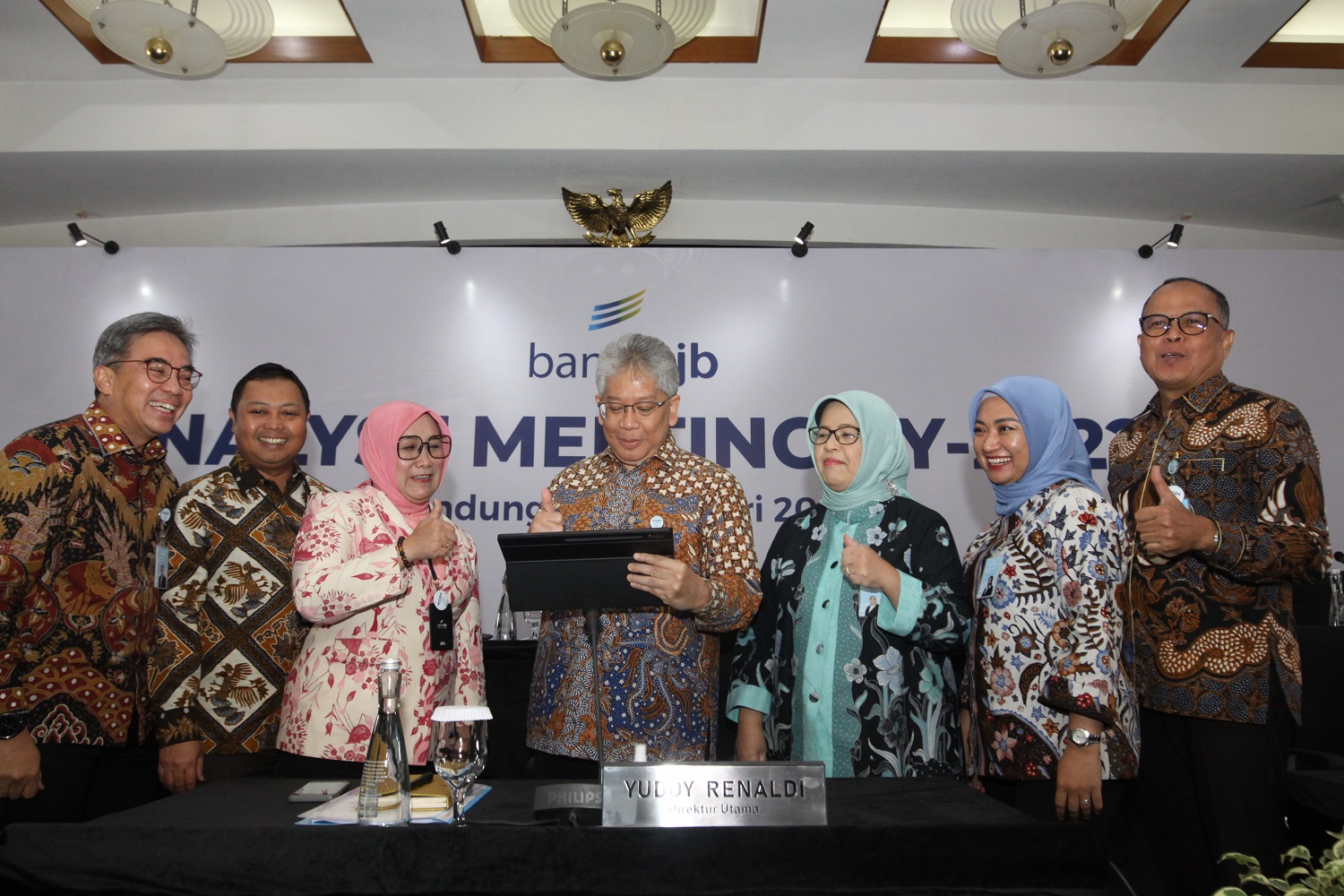 Direktur Utama dan para direksi Bank bjb