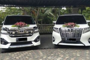 Ilustrasi mobil pengantin