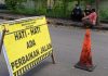 Ilustrasi perbaikan jalan di Bandung Barat--
