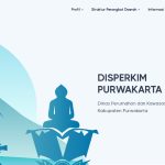 Tangkapan Layar Halaman Web Disperkim Purwakarta