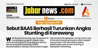 Asep Syaepuloh Sebut BAAS Brhasil Turunkan Stunting di Karawang