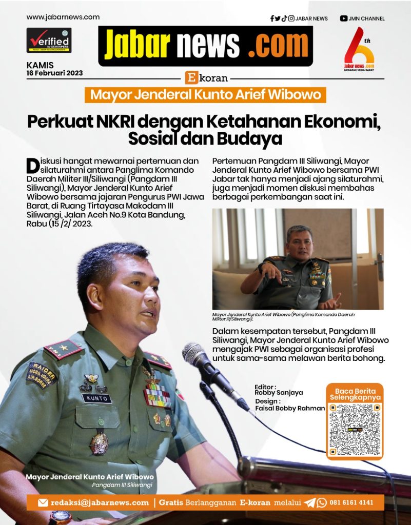 Mayor Jendral Kunto Arief Wibowo: Perkuat NKRI dengan Ketahanan Ekonomi, Sosial dan Budaya