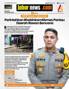AKBP Edwar Zulkarnain Perintahkan Bhabinkamtibmas Pantau Daerah Rawan Bencana