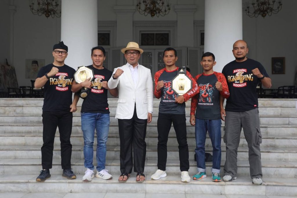 Sejumlah Atlet Juara One Pride MMA Silahturahmi ke Gubernur Jabar 