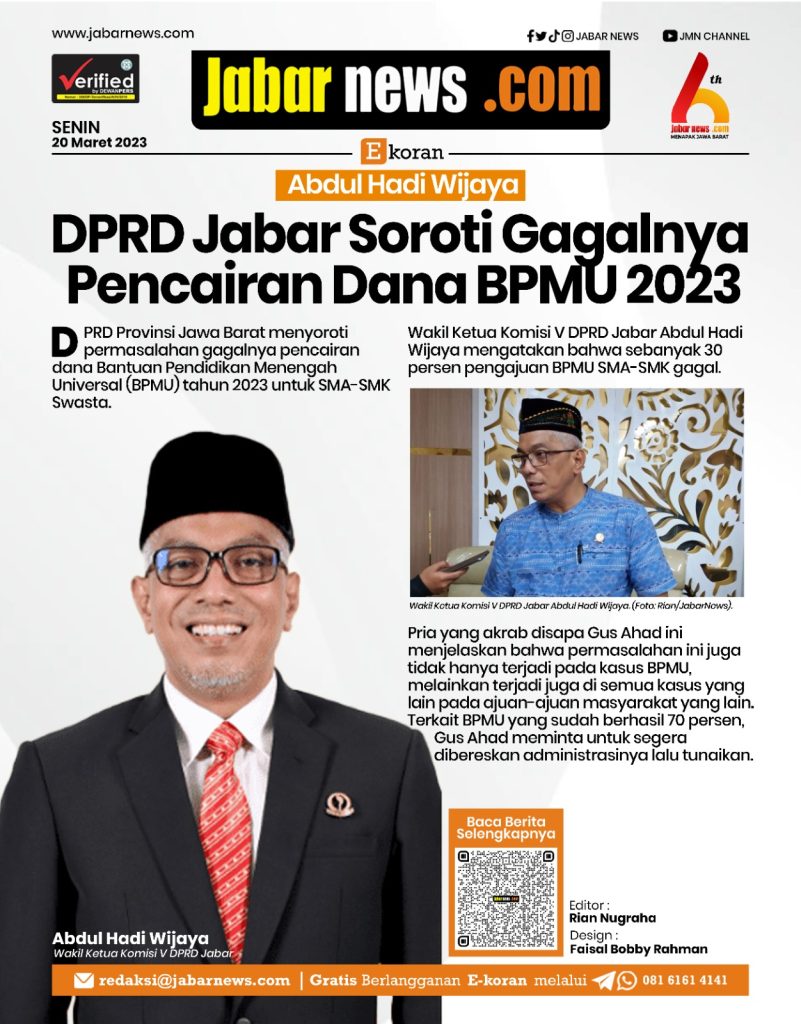 DPRD Jabar Soroti Gagalnya Pencairan Dana BPMU 2023
