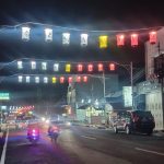 Lampion Tirai di salah satu jalur utama Kabupaten Purwakarta (Foto: Dok. Disperkim Purwakarta)