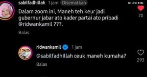 Gara-gara Kritik Ridwan Kamil di Instagram, Guru Honorer di Cirebon Dipecat