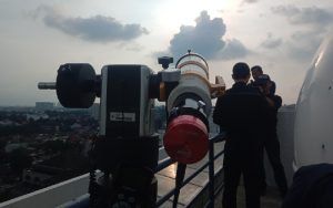 Pengamatan Hilal Awal Ramadhan 1444 H di Unisba Tidak Terlihat karena Terhalang Hujan