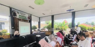 Perangkat Desa Pasawahan Laksanakan Sosialisasi Aplikasi BPJAMSOSTEK (Foto: Dok. BPJS Ketenagakerjaan Purwakarta)