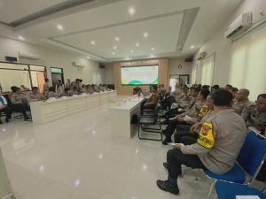 Sosialisasi program BPJS Ketenagakerjaan di Polres Purwakarta.