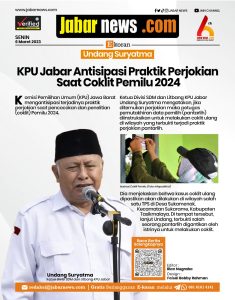 KPU Jabar Antisipasi Praktik Perjokian saat Coklit Pemilu 2024